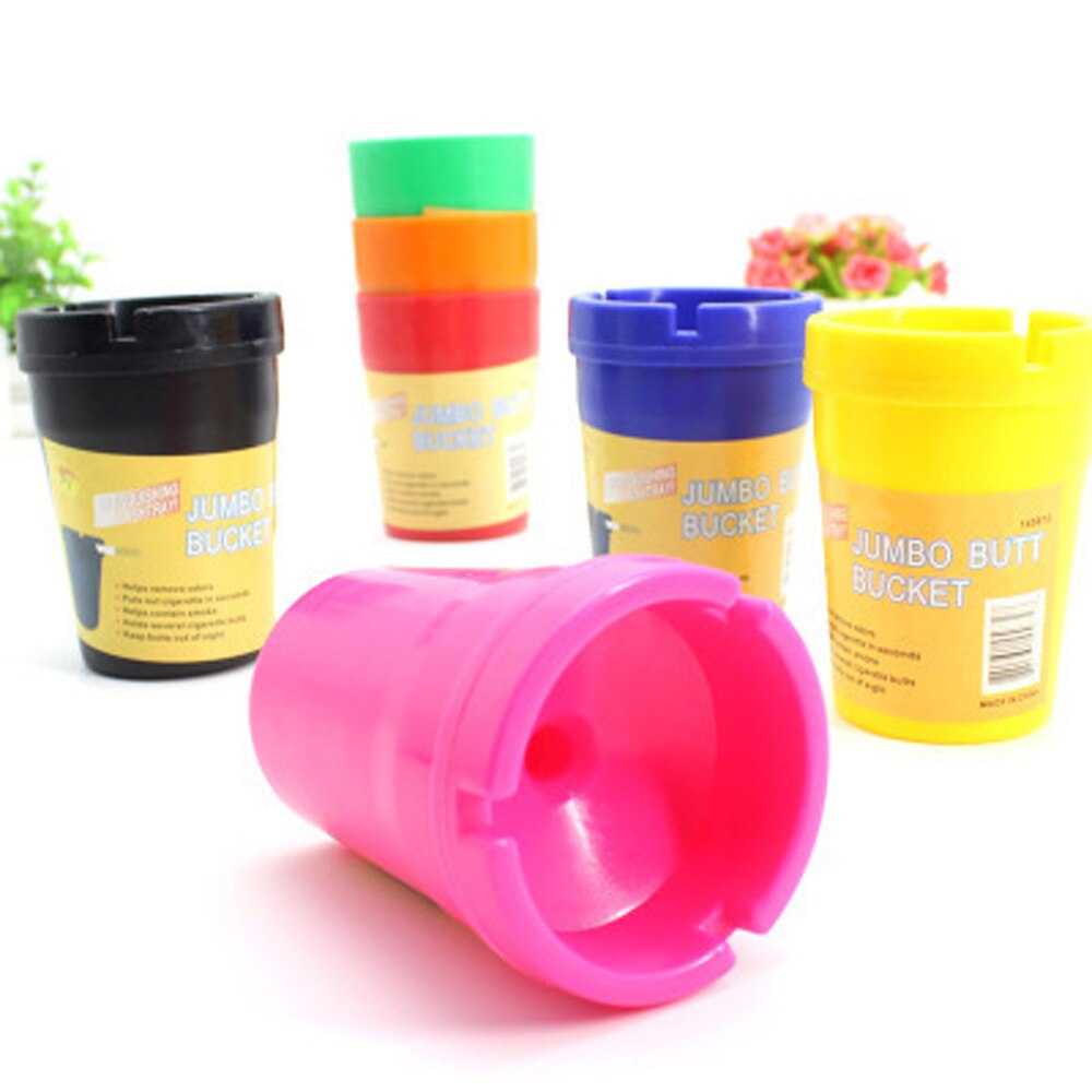Asbak Snoep Kleur Heldere Auto Asbak Grote Capaciteit Double-Layer Draagbare Auto Asbak Home Office Rookloze Asbak