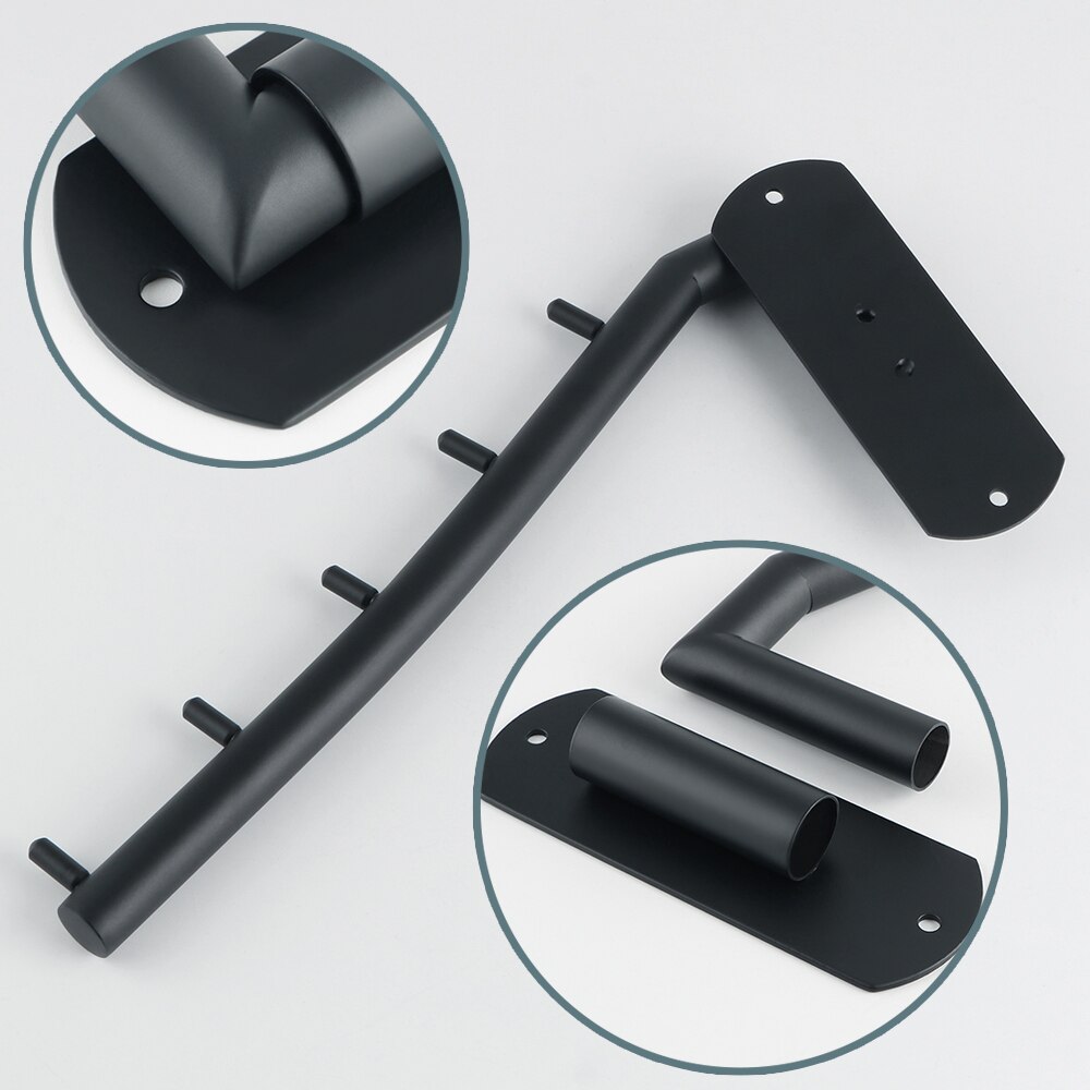 Clothes Rack Coat Hangers Wall Mounted Hanger Stainless Steel Indoor Space Saving Clothes Hangers for clothes Bathroom Swing Arm