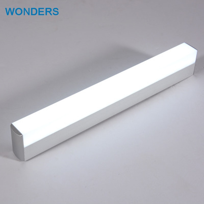 Moderne cosmetische led spiegellamp 12w 16w 22w waterdichte wandlamp badkamerverlichting  ac85-265v aluminium + pc-afdekking