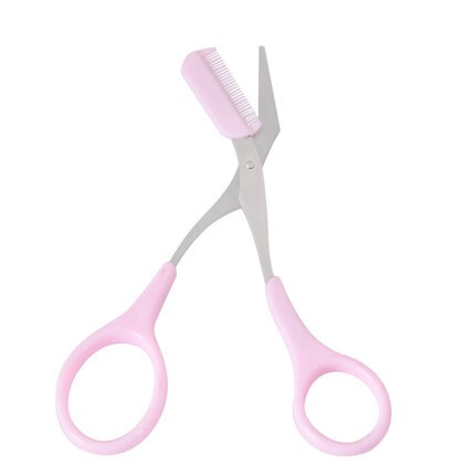 Recortador de cejas, , , para mujer, con cepillo, Kit de herramientas para dar forma a las cejas, tijeras para cortar cejas, 1 unidad