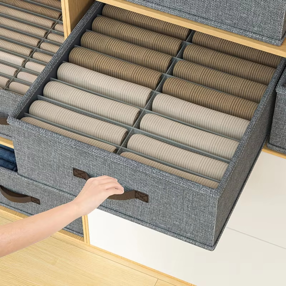 Kast Lade Organizer Box Garderobe Kleding Organizer Grote Capaciteit Broek Trui T-shirt Opbergdoos Met PP Board