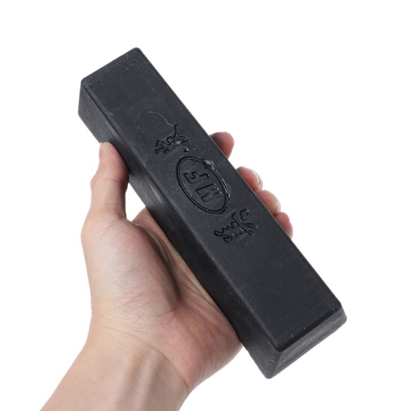 Abrasive Rough Polishing Paste Wax For Compound Metals Stainless Steel Aluminum Copper Grinding Black 520g