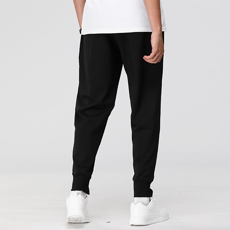 Pantalon de Sport pour hommes, Jogging, survêtement, vêtements de maison, Fitness, coupe droite, poches à fermeture éclair