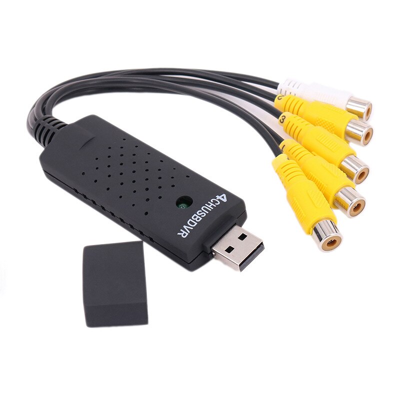 4 Channel USB Video Capture Card DVR for CCTV Camera Monitor DVD 4CH Usb Dvr Cards Board To VHS Video Recording PAL /NTSC