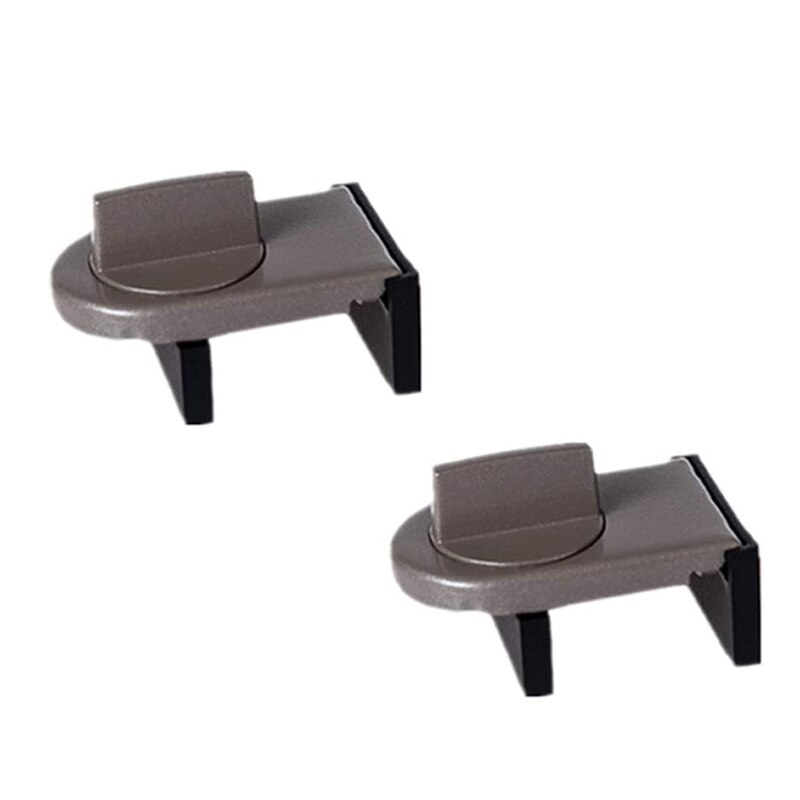 2 Pcs Window Locks Anti-theft for Child Safety Sliding Door Closets Basement NIN668