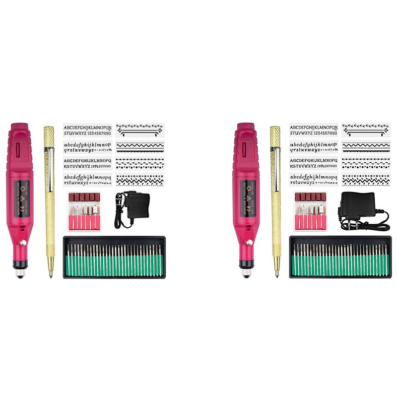 Electric Micro-Engraver Pen Mini Diy Vibro Engraving Tool Kit for Metal Glass Ceramic Plastic Wood Jewelry