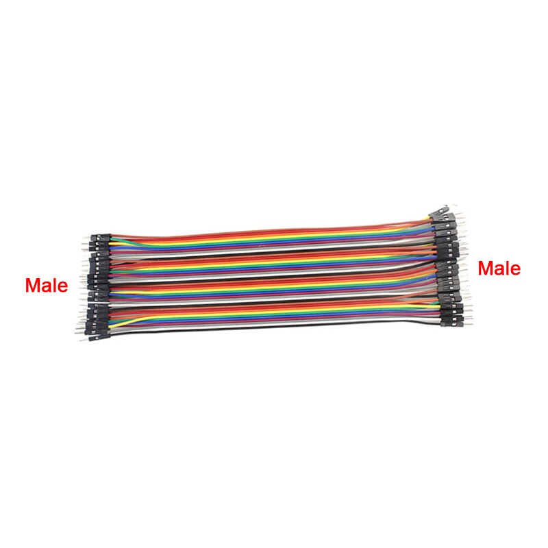 Kabel Dupont Jumper Wire Dupont 20Cm Man Op Man + Vrouw Naar Man + Vrouw Tot Vrouw Dupont Kabel RPI155: Male to Male