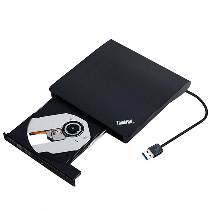 Lenovo ThinkPad Universal USB 3.0 External Optical Drive High Speed Silent CD DVD RW Record Burner For Laptop Desktop Player