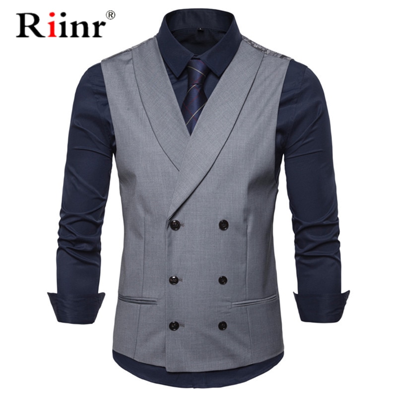 Männlichen Britischen Stil lässig Anzug Weste Männer Frühling Herbst Ärmellose Weste Weste Mens schlank Hochzeit Geschäft Westen 2XL