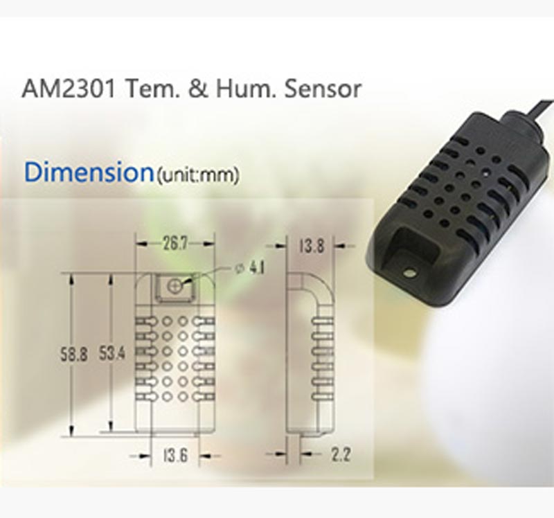 SONOFF Sensor DS18B20 AM2301 Temperature And Humidity Sensor For Smart Home SONOFF TH10/ 16 Wifi Switch AL560 5M Extension Cable