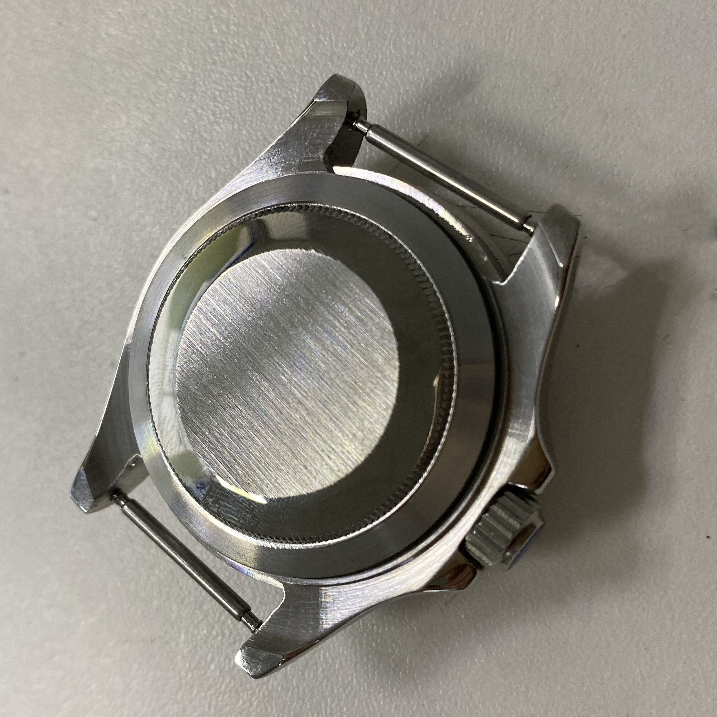 40mm Stainless Steel Watch Case Sapphire Mirror Case Watch Accessories Suitable for 8215/8200/821A and Mingzhu 2813 Movement