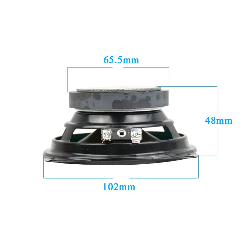 2Pcs 4Inch 2 Way Car Audio Tweeter Speakers 4Ohm 30W Coaxial Full Frequency Dual Car Audio High Speakers