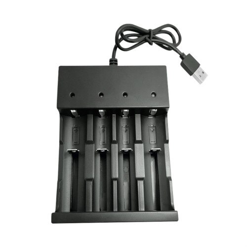 Voxlink 18650 batterilader ledet 4 spor smart frakt 26650 21700 14500 26500 22650 26700 li- ion oppladbar batterilader: misligholde tittel