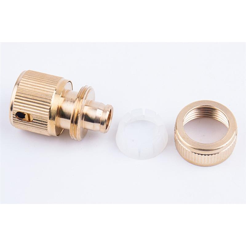8PCS/Set Quick Connector Replacement Brass 3/4 inch 1/2 inch Durable Fitting Adapter Connector for Water Pipe Garden Hose