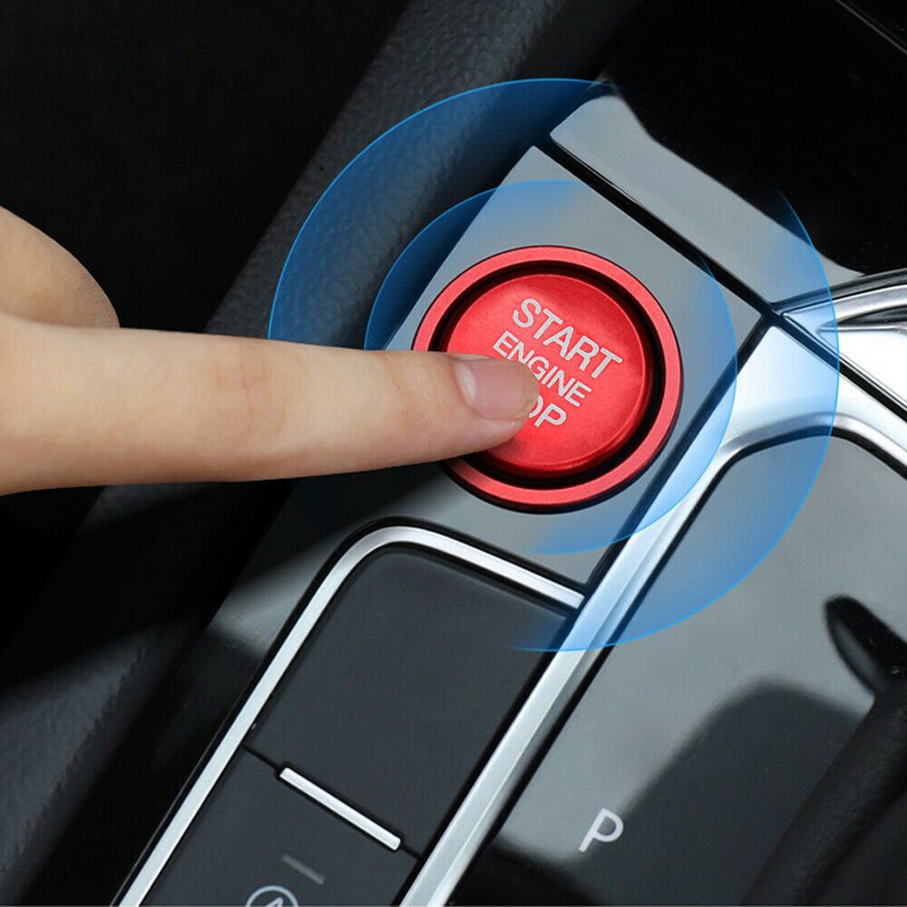 2PCS Engine Start Stop Push Switch Button Cover Ring Trim For VW Golf 7 MK7 Jetta One-button Starter Ring The Public