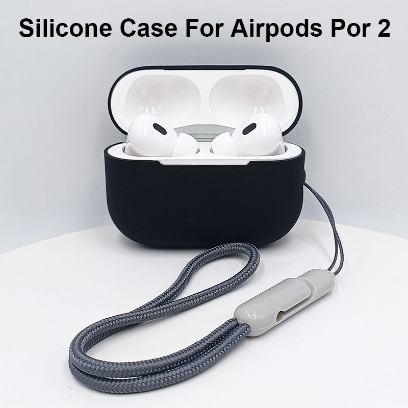 Estuche para Apple Airpods Pro 2 (solo estuche, no incluye auriculares), accesorios para Airpods Pro 2, estuche de silicona para Apple AirPod Pro 2, estuche protector suave para Airpods Pro2