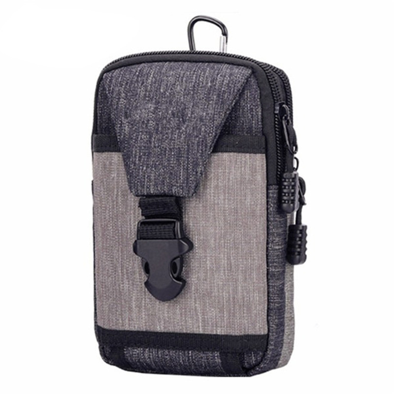 Bolso lateral para hombre, bandolera de negocios, versión coreana de , bandolera de hombro individual de lona de gran capacidad para hombre: Color dorado