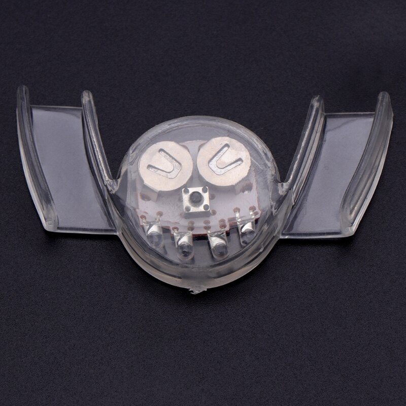 1Pc LED Light Up Flashing Teeth Mouth Guard Party Mouthpiece Glow Tooth Halloween