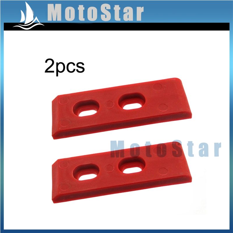 nylon kjede skyve svingarm beskyttelse beskytter guide til 50cc 70cc 90cc 110cc 125cc 140cc 150cc 160cc gruve skitt sykkel ssr thumpstar: Rød