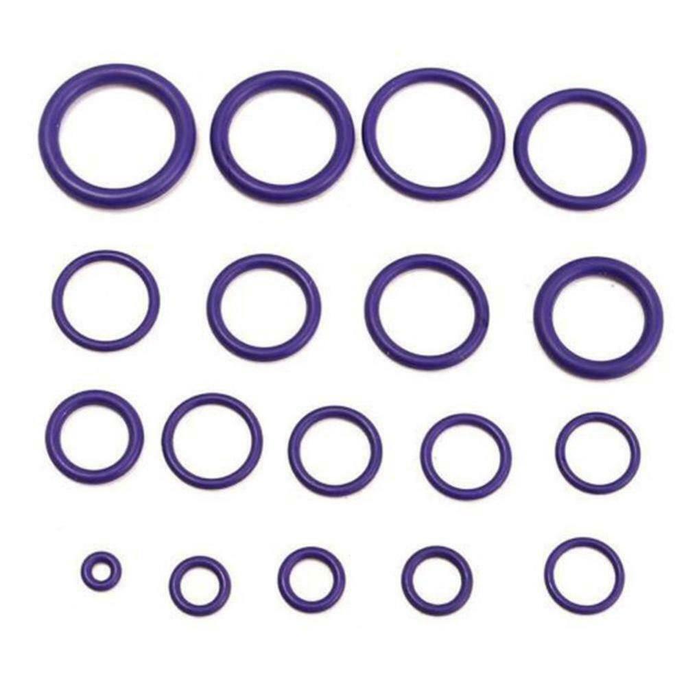 225Pcs Mixed Size R22/R134a Air Conditioning Compressor Seal O-ring Gaskets Set Repair Car Air Conditioning Rubber O-Ring Tools