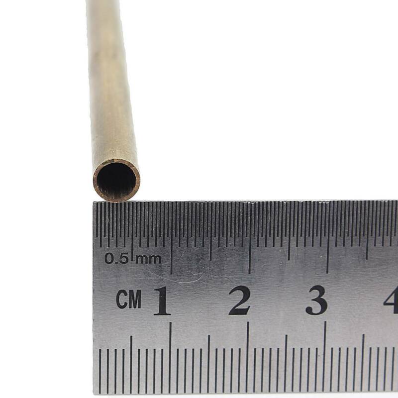 Messinkiputki putket pyöreä ulko 2mm-6mm pitkä 300mm seinä 0.45mm uusin