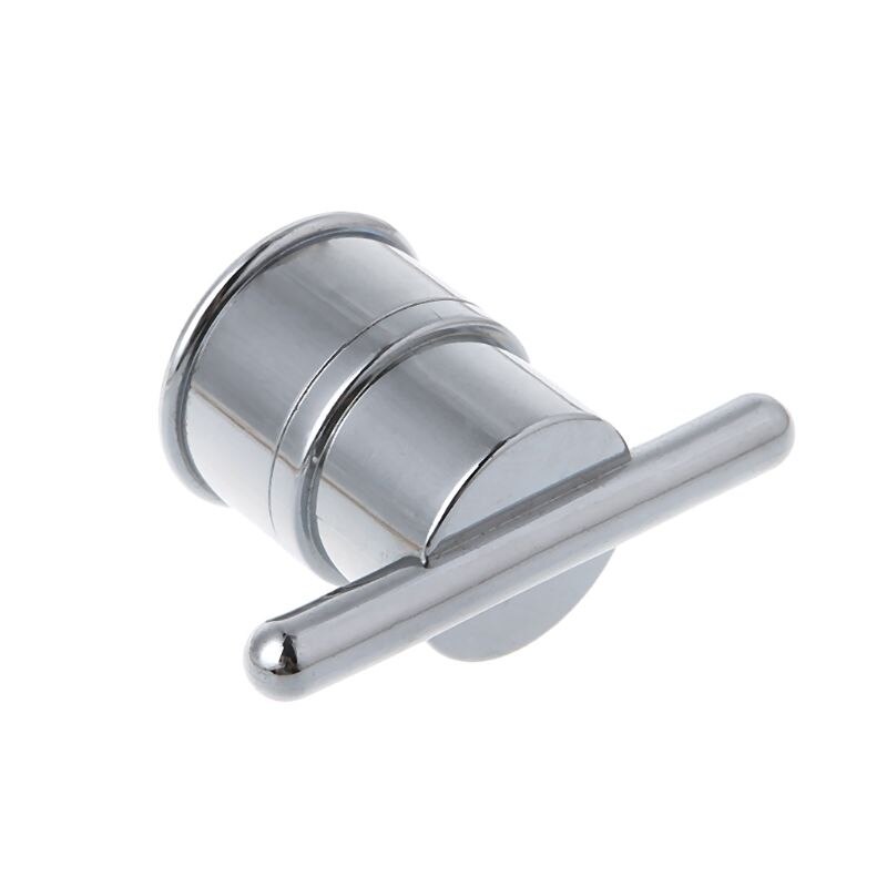 Electroplated Plastic Single Hole Shower Door Knob Handle For Interior Furniture Shower Cabin