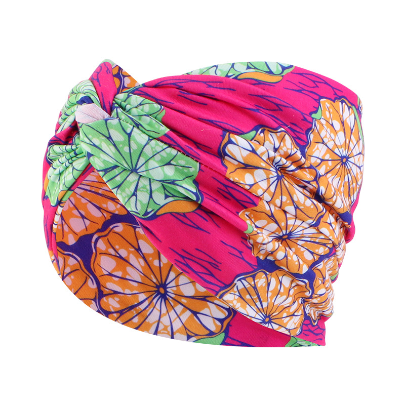 Bandeau torsadé imprimé africain pour femmes, bandeau élastique de sport, écharpe pour cheveux, large bandeau extensible, accessoires pour cheveux: Argent