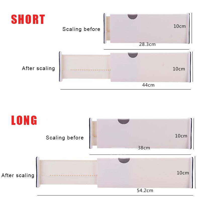 Retractable Adjustable Drawer Divider Holder Partition Drawer Organizer Storage Clapboard Dividers Target For Clothes & Kitchen