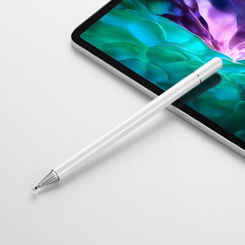 Kapacitiv stylus touch screen pen universal til samsung galaxy tab  a 10.1 " sm -t510/t515 tab  s5e sm -t720 s6 lite tablet pen: Hvid