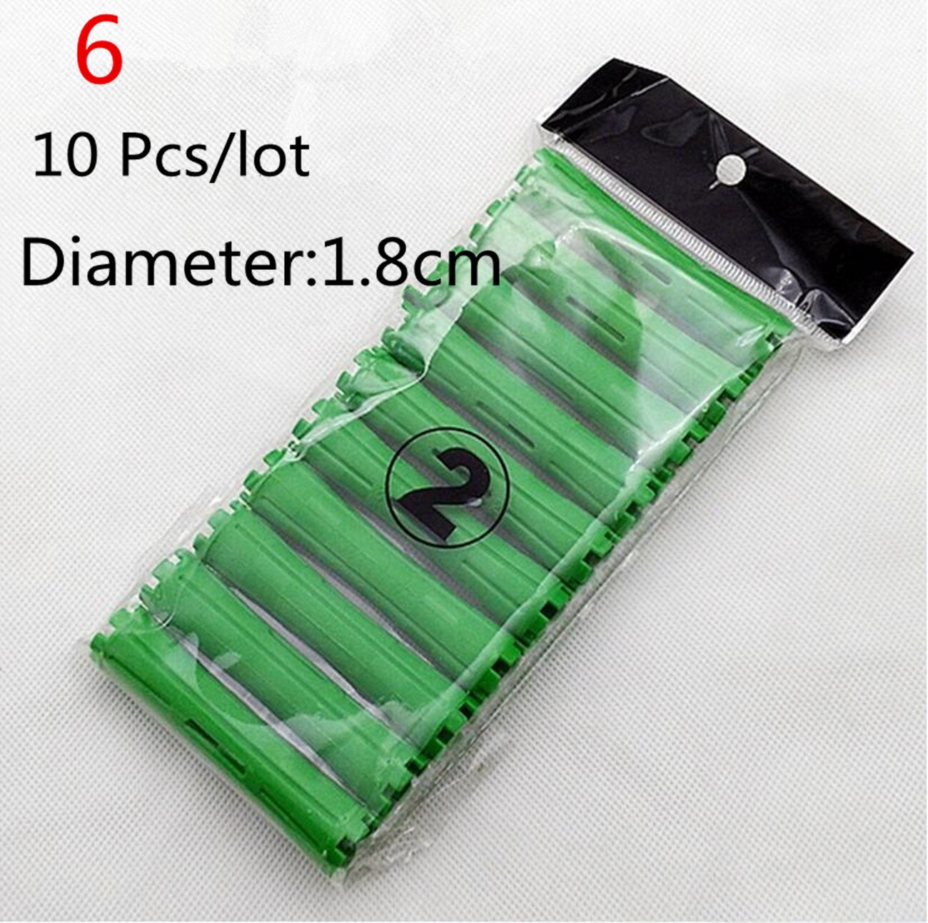 1 Set Haarverzorging Curler Roller Grote Grip Styling Roller Krulspelden Styling Thuisgebruik Haar Rollen Stijl Kappers Diy gereedschap: 6