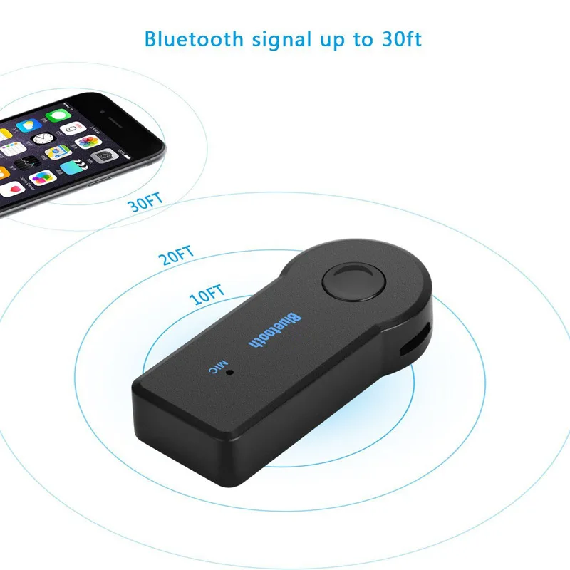 2 in 1 Wireless Receiver 3.5mm Jack Bluetooth 5.0 for Car Music Audio Aux A2DP Headphone Transmitter Adapter Reciever Handsfree