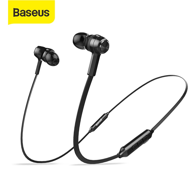 Baseus S06 Bluetooth Earphone Magnetic Wireless Earpieces Neckband Earbuds Sport Stereo Earphone for Phone Auriculares with Mic