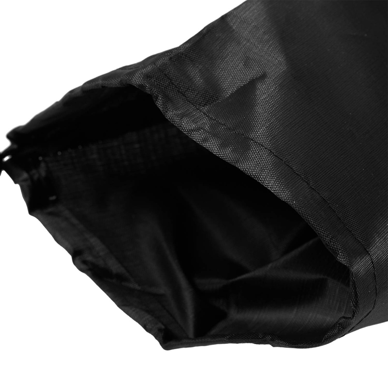 Tragbare, schwarze pilatesmatten-tragetasche aus netzgewebe für yoga