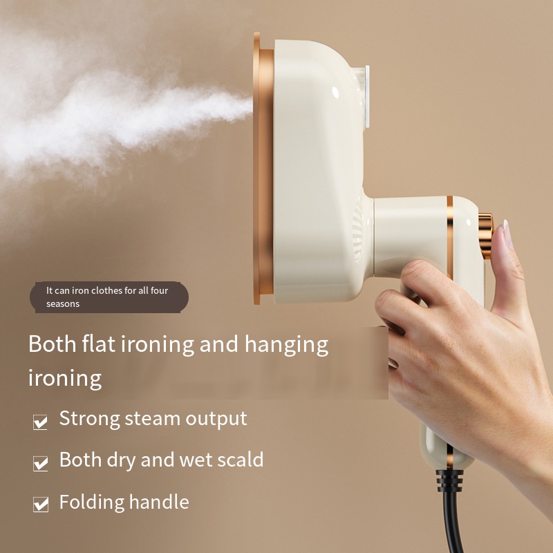 mini parownica robić ubrań, przenośne żelazko parowe robić użytku domowego i w podróży, robić prasowania ubrań, żelazko robić prasowania na mokro i na sucho.