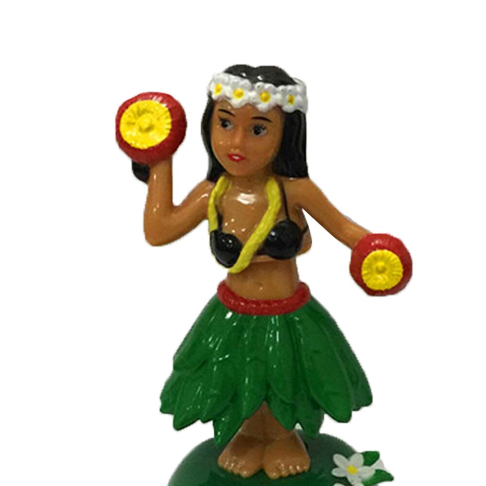 Hawaii Mädchen Solar- angetrieben Tanzen Animierte Tänzerin Spielzeug DIY Handwerk Skulpturen Auto Tisch Schreibtisch Dekoration