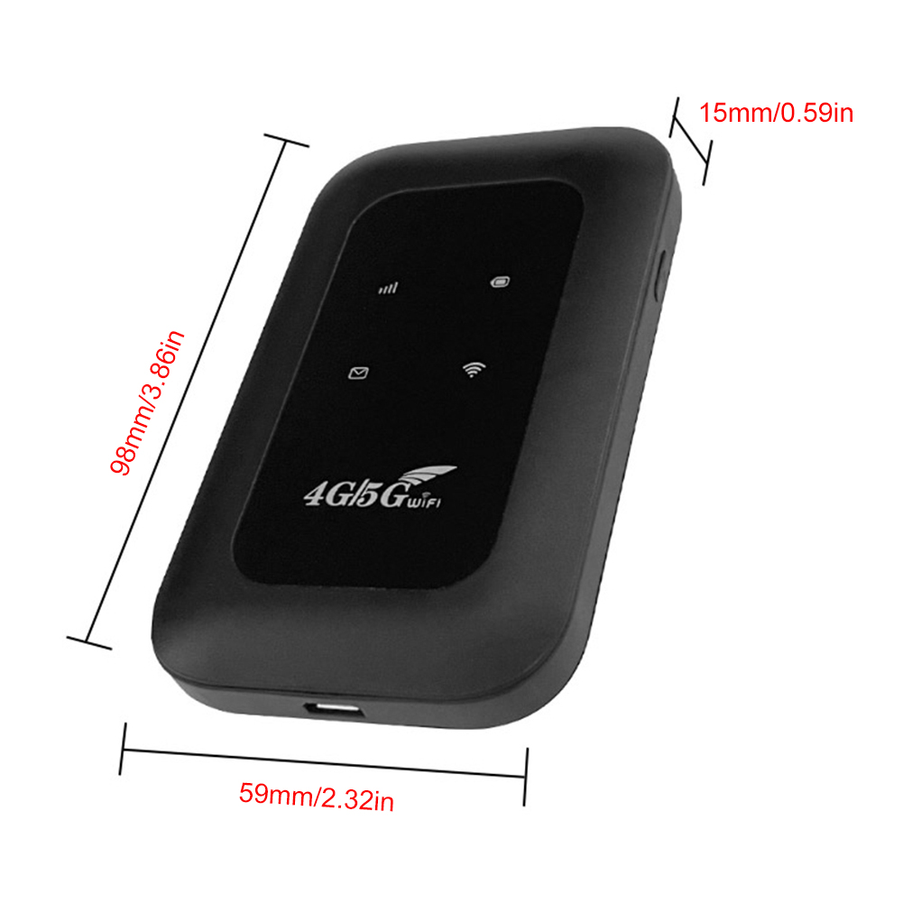 150Mbps Mobile WiFi Router Portable High Speed 4G LTE Modem Wireless Pocket Mini Routers With SIM Card Slot For Laptop Cellphone