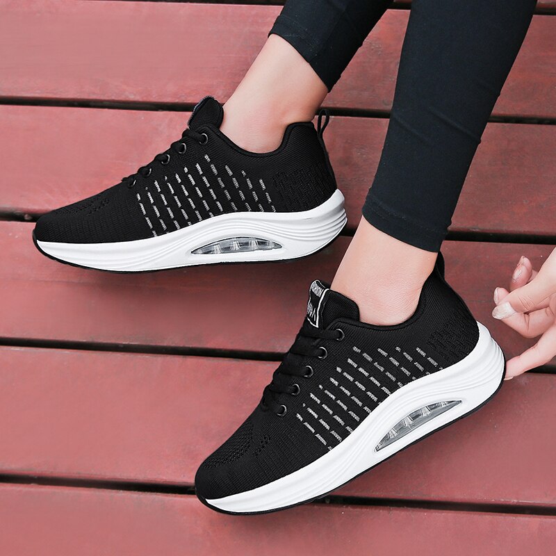 Tenis Mujer Flexible Spring Women Tennis Shoes Zapatos Mujer Breathable Mesh Sneakers Gym Sport Shoes Chaussures Femme