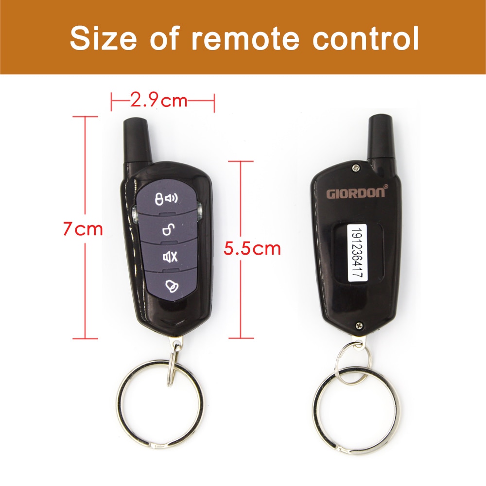 Smart Key Car Alarm System system remote Smart Mobile phone Android And IOS controls the security sensor Passive Keyless Entry