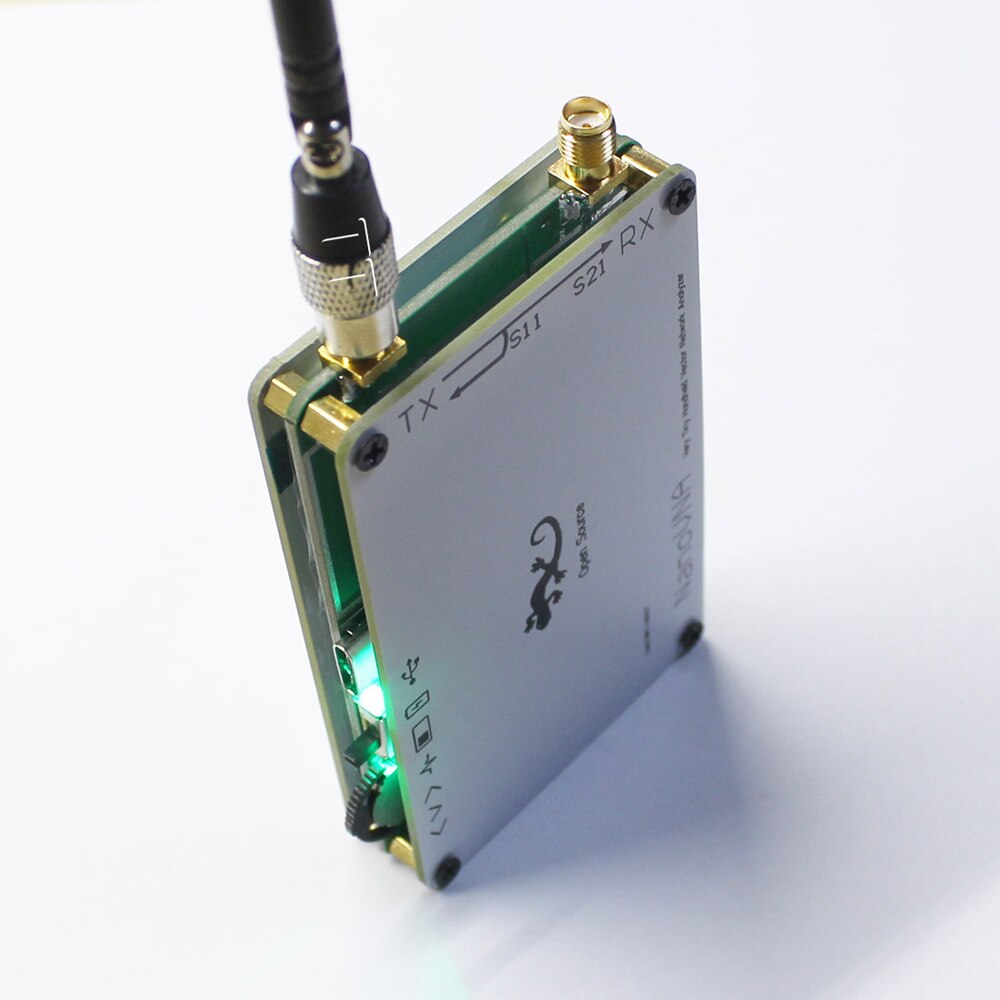 NanoVNA Mini Vector Network Analyzer 50 KHz-900 MHz 2,8 Zoll Digital LCD Display Berühren Bildschirm HF VHF UHF antenne Analysator