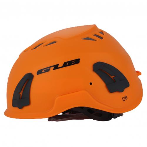 GUB outdoor rock climbing downhill helmet speleology mountain rescue equipment to expand safety helmet Caving Work Helmet: Orange