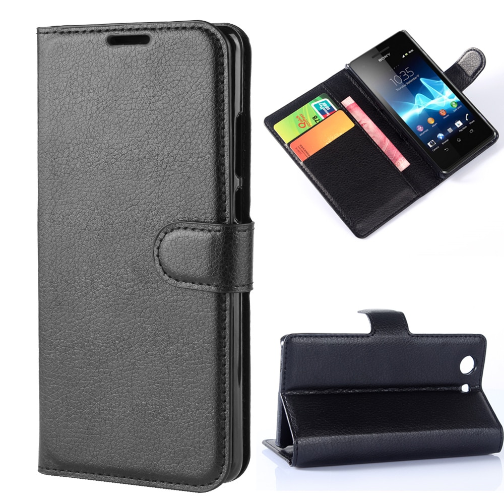 Portemonnee Cover Kaarthouder Telefoon Gevallen Voor Sony Xperia Z3 Compact D5803 D5833 Leather Case Beschermende Shell