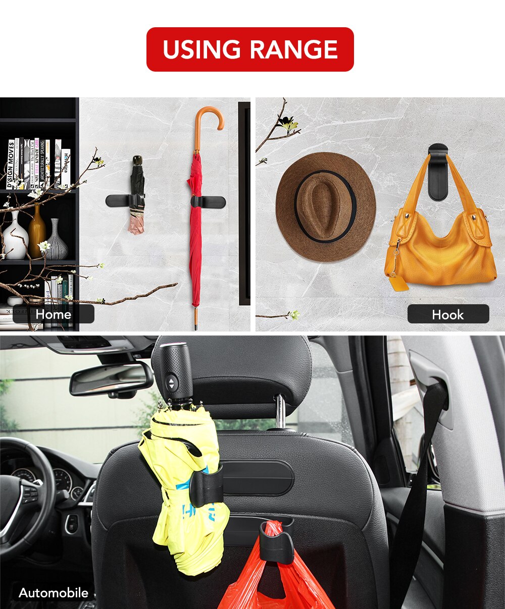 Car Trunk Mounting Bracket Umbrella Holder Clip Hook Fastener for Land Rover Discovery Defender Range Rover Evoque SV SVR