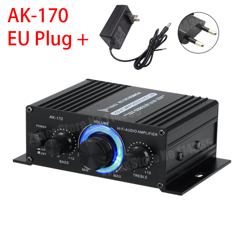 AK380/G8/AK370/AS22/280/AK270/AK170 800W 12V Home Car Hifi Amplificatori di potenza Stereo BASS Audio Altoparlante Classe D Car Home Sound Amp: Arancione