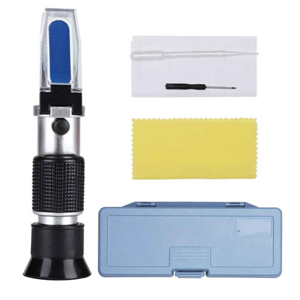 Automotive Antifreez Refractometer 4 In 1 Engine Fluid Glycol Freezing Point Urea Battery Refractometer Glass Water Tester Meter