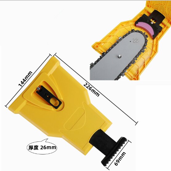 Teeth Sharpener Saw Chain Sharpener Bar-Mounted Fast Grinding Electric Power Chainsaw Chain Sharpener Woodworking Tools