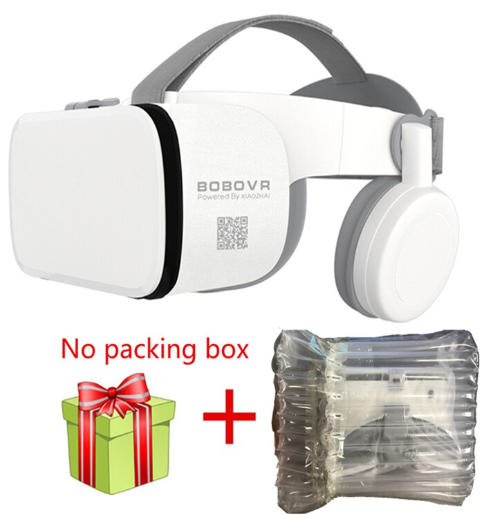 Bobo Vr Z6 Vr Bril Draadloze Bluetooth Vr Headset Android Ios Remote Reality Vr 3D Kartonnen Bril 4.7 -6.2 Inch: No packing box