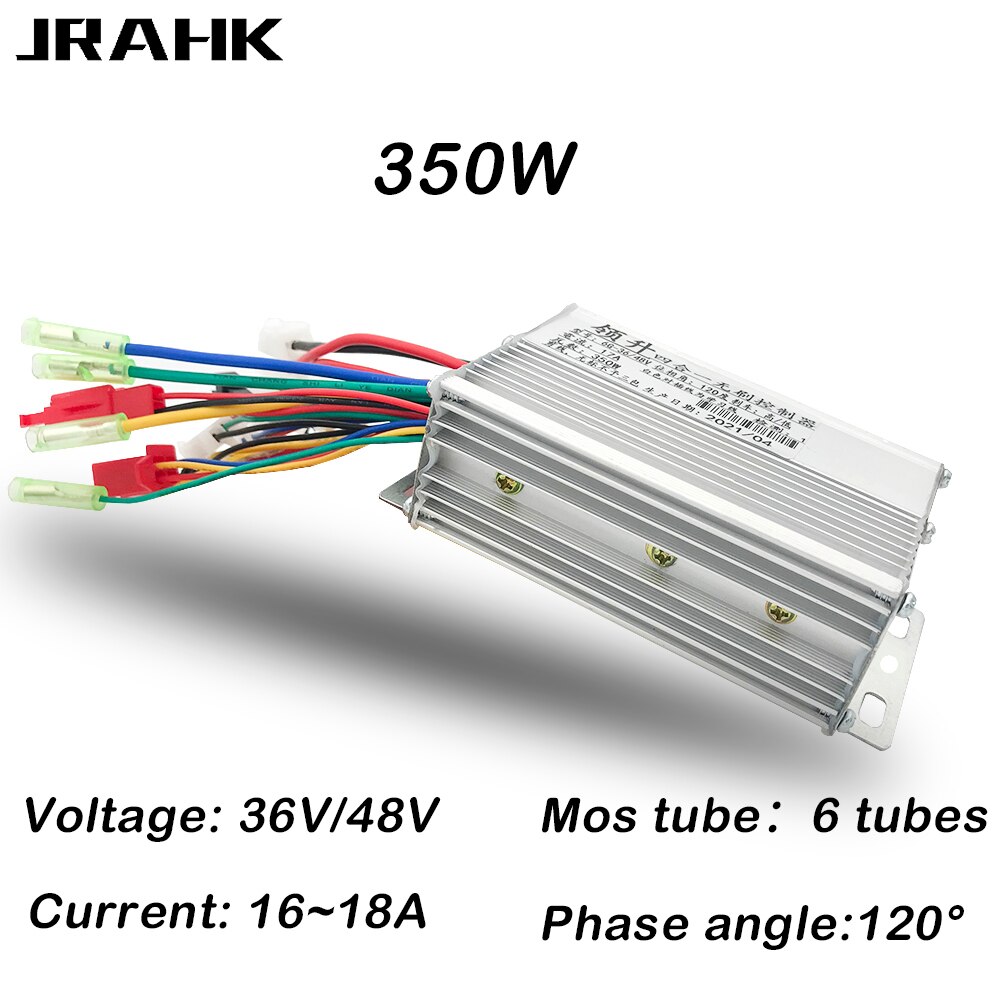 Jrahk Elektrische Scooter Controller 36V 48V 350W Borstelloze Dc Motor Speed E-Bike Voor Fietsen Accessoires: Default Title