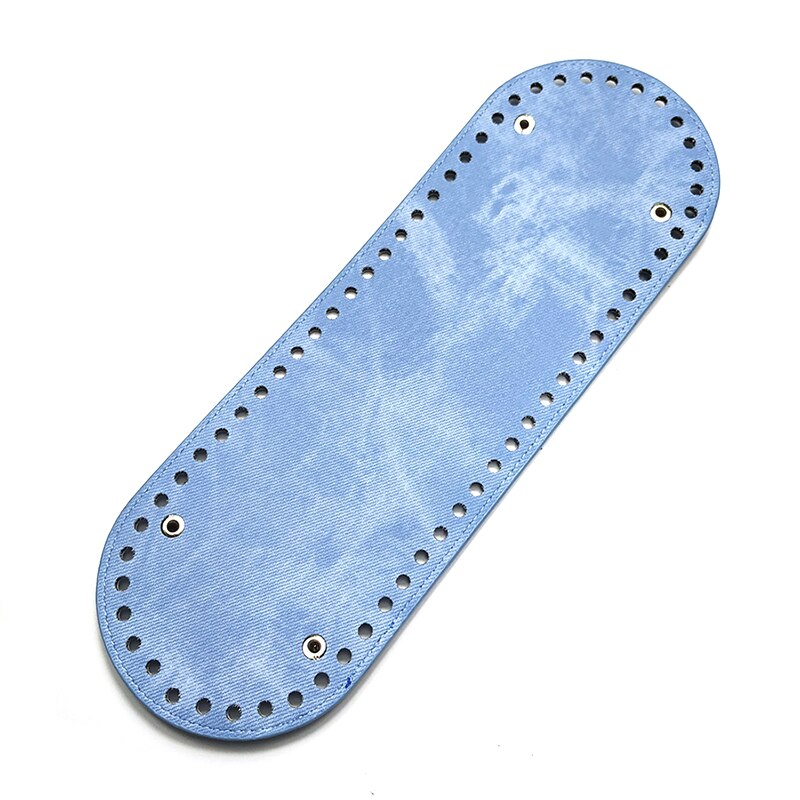 1PC Bag Bottom Shaper Bags Cushion Pad for Shoulder Handbag Making DIY Purse Solid Color 64 Holes Accessories: light blue