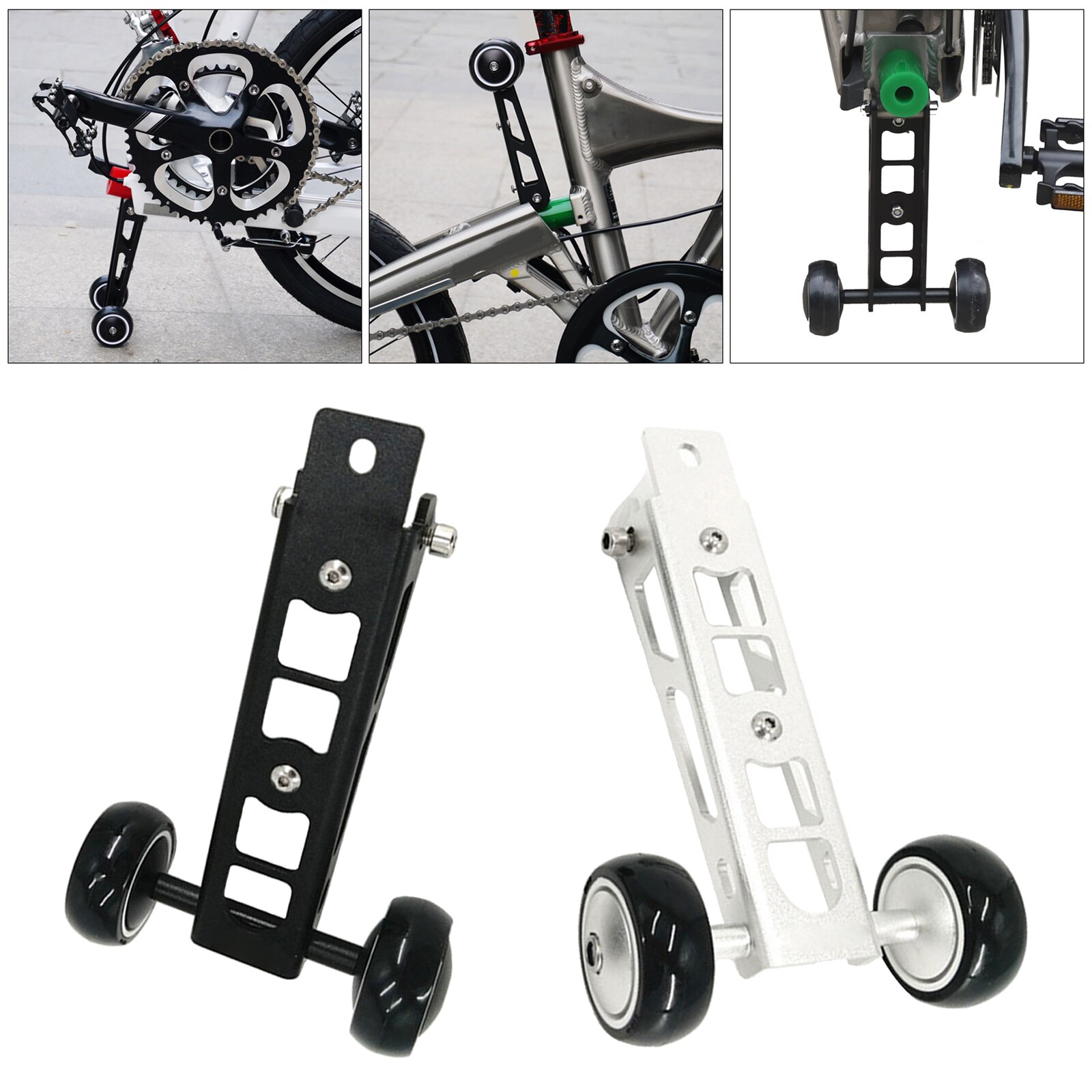 Vouwfiets Easywheel Voor Birdy 2-3 Serie Wiel Aluminium Push Wiel Vouwfiets Achter Wielen bike Stand Onderdelen