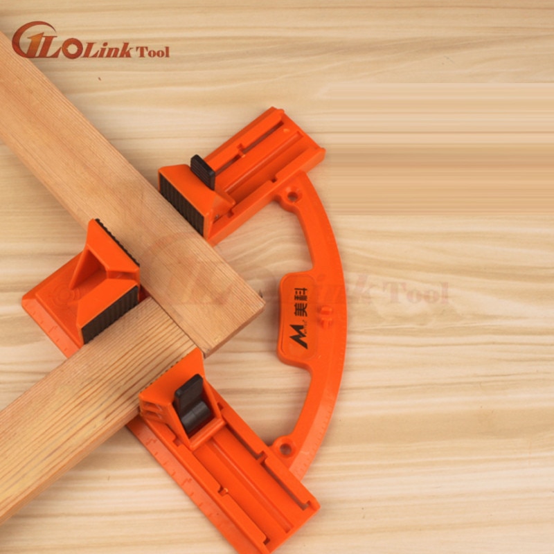 Adjustable 90 Degree Angle Clamp Right Angle Clip Plastic Corner Wooden Clamp Picture Frame Carpentry Clamps for Woodworking